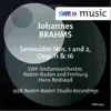 SWR Sinfonieorchester Baden-Baden und Freiburg & Hans Rosbaud - Brahms: Serenades Nos. 1 & 2